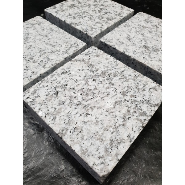 Põletatud graniitklotsid Pearl, 10 × 10 × 2 cm, m2