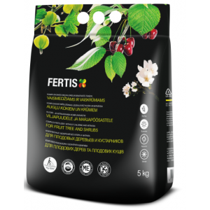Viljapuude ja viljapõõsaste väetised FERTIS, 5 kg