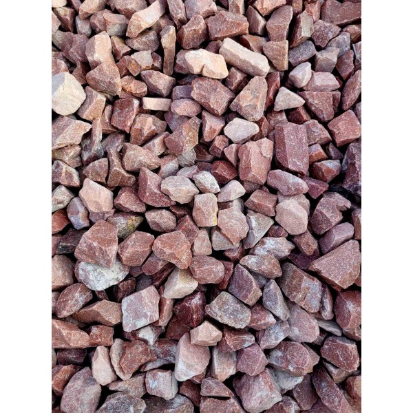 Roosa kvartsiidikillustik, 5/8 mm, 20 kg