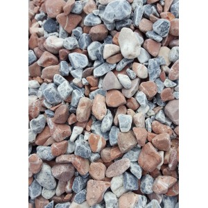 Mix Bardi/Coralo lihvitud kivid, 15/25 mm, 20 kg