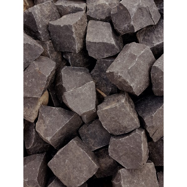 Basaltklotsid, ~5 × 5 × 5, kg (Bigbag > 1 t 250 €/t)