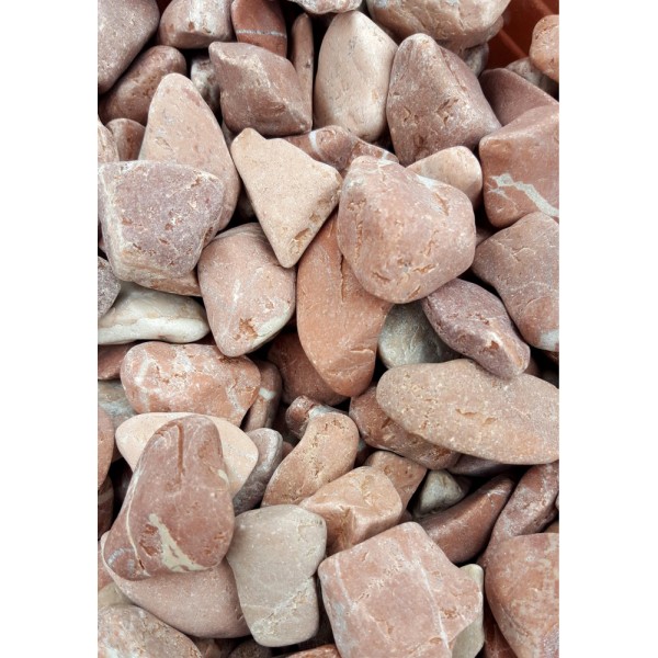 Coralo lihvitud kivid, 15/25 mm, 20 kg