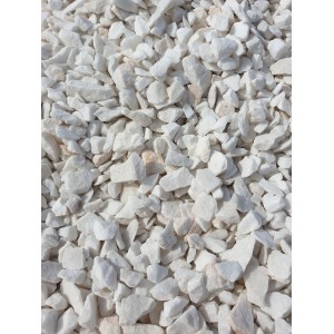 Killustik Marble white, 5/10; 8/16 mm, 20 kg