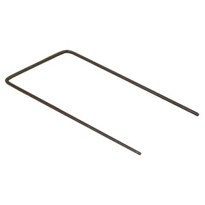 Metallist naast U kuju 15 x 7,5 cm, tk